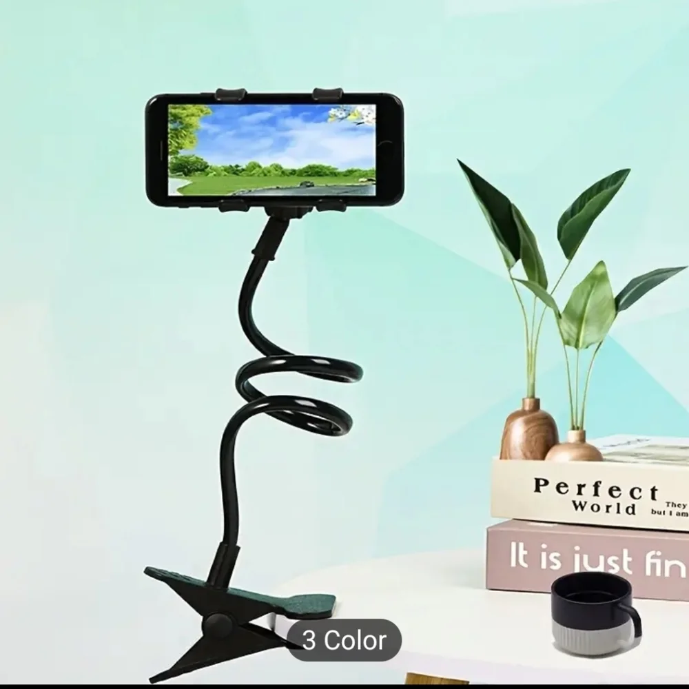 NEW! Hand free phone holder - Color: White - Picture 3 of 10